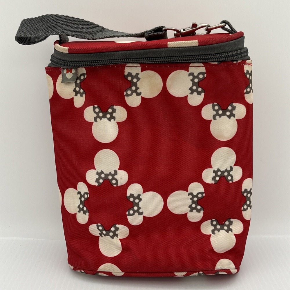 Disney Baby Bottle/Lunch Bag Mickey Mouse Insulated Two Compartments 8.5"Hx6.5"W